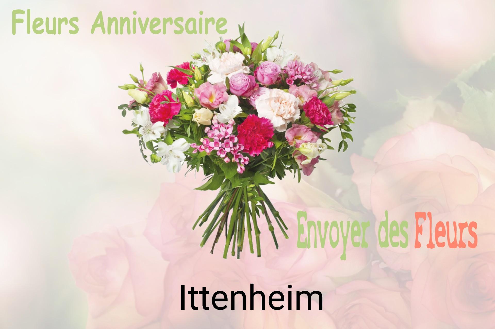 Bouquet de fleurs d’anniversaire livré à Ittenheim
