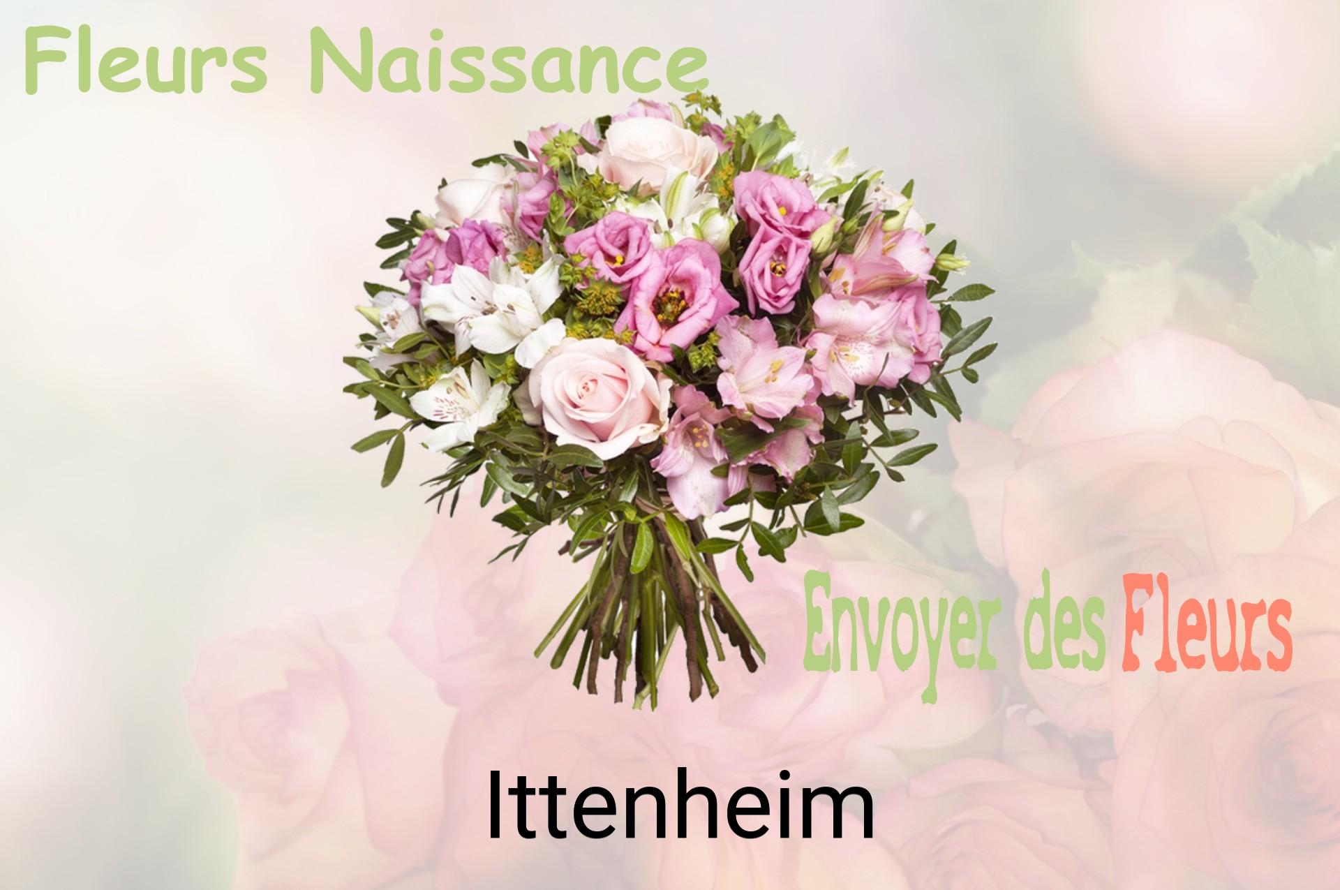 Bouquet de fleurs de naissance livré à Ittenheim